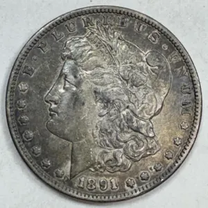 1891 Morgan Silver Dollar