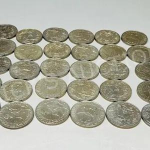 30 - 1977 British crowns QE2 (cupric)