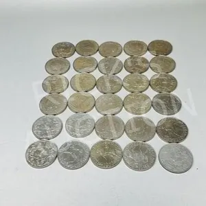 30 - 1977 British crowns QE2 (cupric)