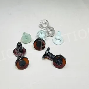 collection of vintage medicine bottle stoppers