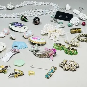 assorted jewelry w/ 925 owl earrings