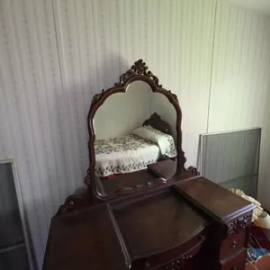 Antique Vanity Dressing Table with Mirror