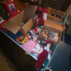 Collection of Vintage Dolls and Accessories
