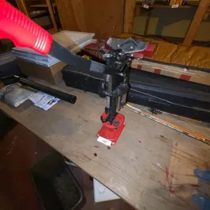 Red Reloading Press Tool with Handle