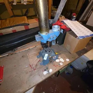 Vintage Blue Reloading Press with Accessories