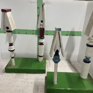 Two Decorative Bird Houses