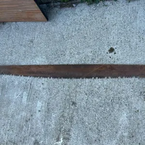 Antique cross cut saw