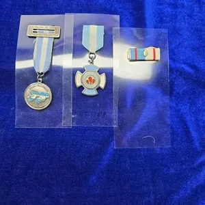3pc Argentina Military-Style Medal Lot â€“ Malvina