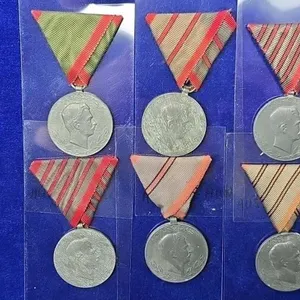 WWI Austro-Hungarian Emperor Karl I Medal Lot â€“