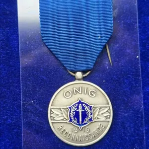 Belgian WWI-Era 1919 ONIG/NWOI Recognition Medal w