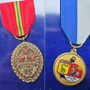 Brazilian Military Commemorative Medal Pair