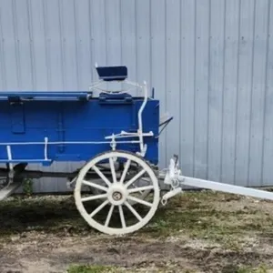 Late 1800's Horse-Drawn Heavy Freight Wagon