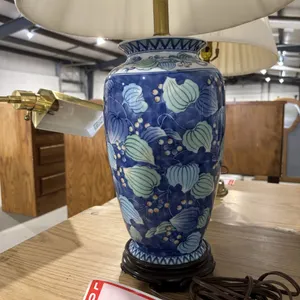 Blue antique lamp