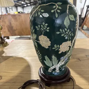 Green flower lamp