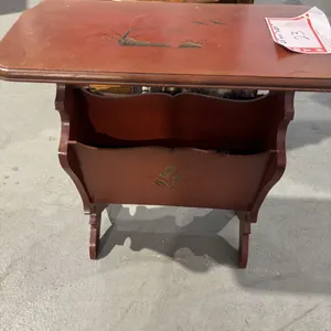 Magazine rack, 25 x 11 x 24”