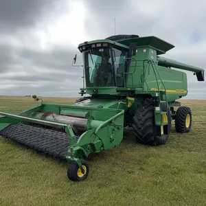 John Deere 9650 CTS Combine & John Deere 914 Pick-up Header; SN.H009650C685476