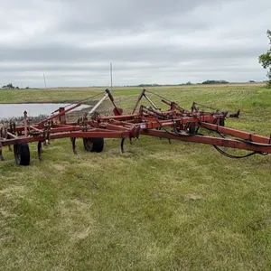 International 55 29 Ft Chisel Plow With Degelman 4 Bar Tine Harrows
