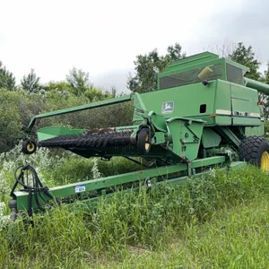 John Deere 7721 Titan II PT Combine & John Deere 212 Pick-up Header; SN.H07721X620447-1987