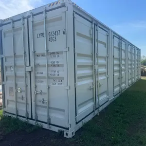 LYPU0224376 2026 Single Trip 40FT High Cube Four Multi doors Container. Details: Four Side Open Door, one end door, lock box S/N  LYPU0224376