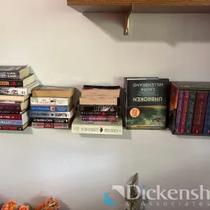 ALL BOOKS IN BEDROOM