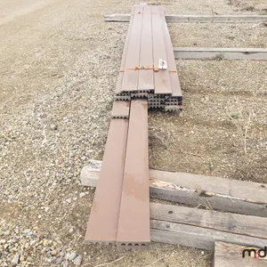 (19) Pieces of Approx. 1"x6"x12', 16', & 20', Grooved / Non-Grooved Canoe Color Composite Decking
 UNRESERVED