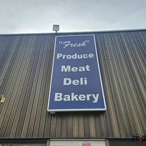 "Fresh, Produce, Meat, Deli, Bakery" Sign
 UNRESERVED