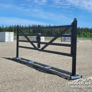 BI-PARTING METAL RANCH GATE