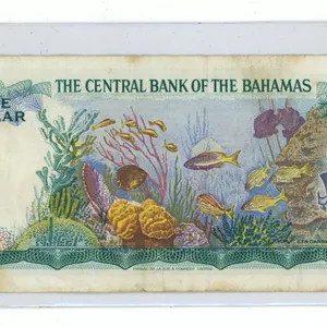 Bahamas. 1974 $1. Fish and coral. Fine.