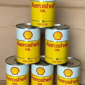 Six Shell Aviation 100 Weight Full No Dents