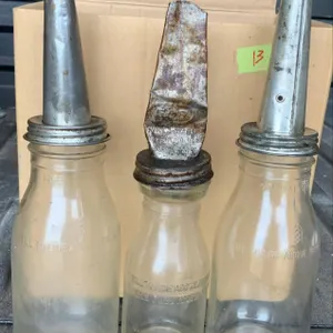Three Oil Bottles two Quarts and one Pint
