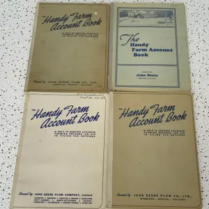 Four 1940’s/1950’s John Deere Account Books