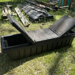 Plastic Truck Bed Tool Box, 71x20x15 "