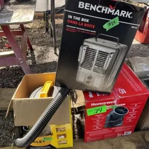 1gallon Stanley Wet/dry Vac, Benchmark Heater,