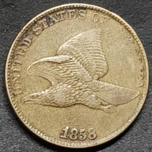 1858 Flying Eagle Cent Nice