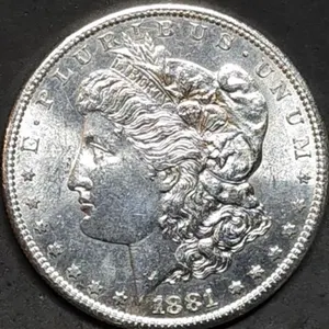 1881-S Morgan Silver Dollar Gem BU