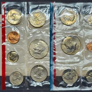 1980 US Double Mint Set in Envelope, With SBAs