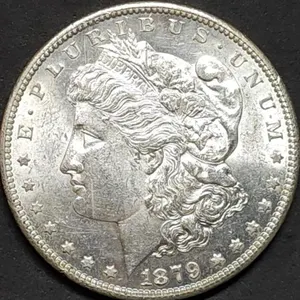 1879-S Rev of 78 Morgan Silver Dollar Gem BU Nice!