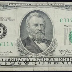 1969 A $50 FRN Chicago IL Fancy Serial Number