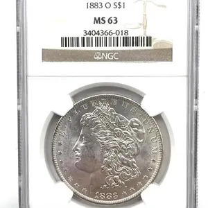 1883-O Morgan Dollar, NGC Graded MS 63