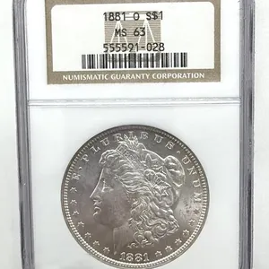 1881-O Morgan Dollar, NGC Graded MS 63