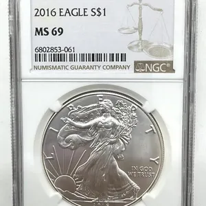2016 American Silver Eagle, NGC Graded MS 69