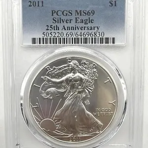 2011 American Silver Eagle, PCGS Graded MS 69