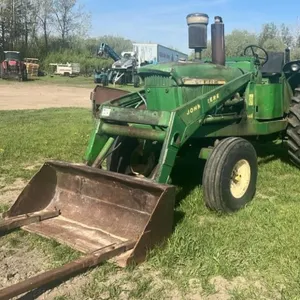 John Deere Model 4020 Diesel Tractor w/FEL,