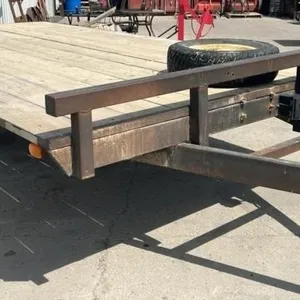 1984 Homebuilt 8FT x 16FT Tandem Axle Flat Deck