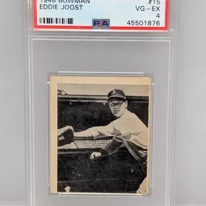 1948 Bowman #15 Eddie Joost PSA 4 VG-EX