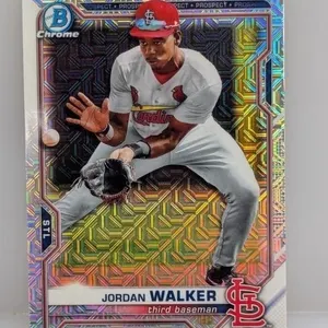 2021 Bowman Chrome Prospect Mojo Jordan Walker 236