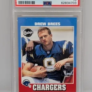 2001 Upper Deck Vintage Drew Brees RC 251 PSA 10