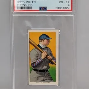 1910 T206 Dots Miller (Piedmont) PSA 4