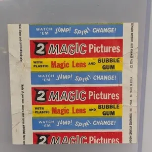 1955 Bowman One Cent Magic Pictures Wax Wrapper