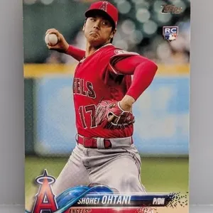 2018 Shohei Ohtani Topps Update Pitching RC Us1